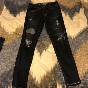 American Eagle Jeans Jeggings Destroyed